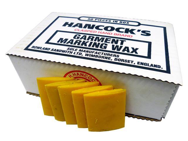 Hancocks Garment Marking Wax - Boîte de 50