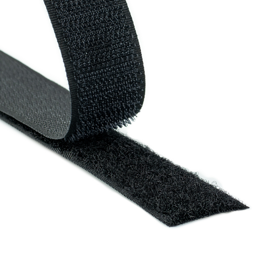 Ruban velcro crochet à coudre 100mm noir, The Solution Shop